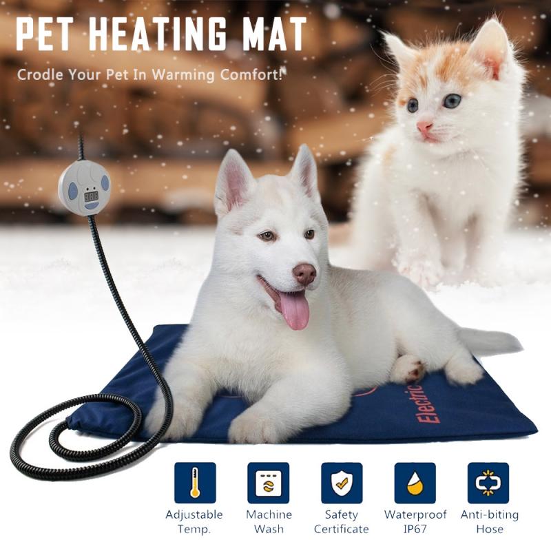 45×60cm Pet Electric Heating Pad Blanket Pet Dog Cat Winter Warmer Pad