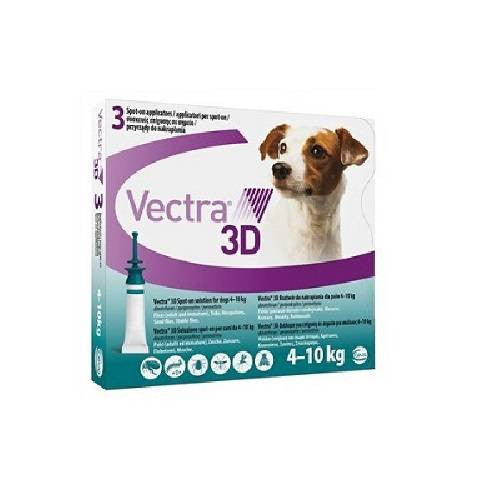 Vectra 3D For Small Dogs 4-10 kg (11-20 lbs)